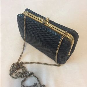 Whiting & Davis Black Mesh Purse